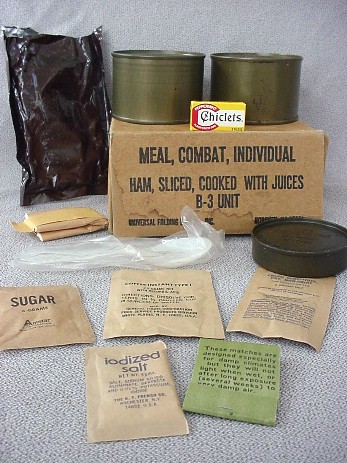Meal, Combat, Individual circa 1975
