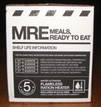 Meal Kit Supply 12-pack of 3-course MRE Side of Case