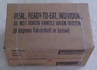 MRE, meal ready to eat case
