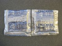 HDR Vegetable crackers and plain MRE crackers
