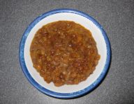 HDR Entree, Lentil Stew in bowl