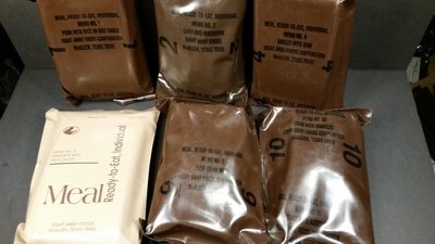 These MRE's have been frozen for between 15-20 years and are perfectly preserved. A real treat!