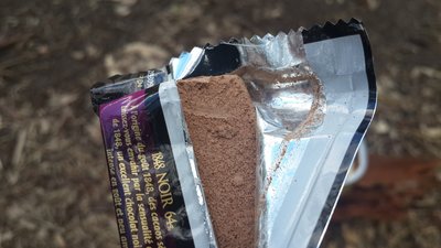 Like a lot of older Ration chocolate, it has gone whiteish.