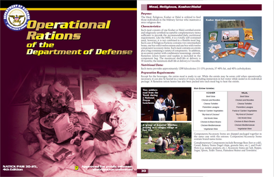 Operational Rations 4th Edition (2000 or 2001)