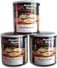 Mountain House #10 resealable cans