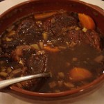 Spanish oxtail stew with carrots