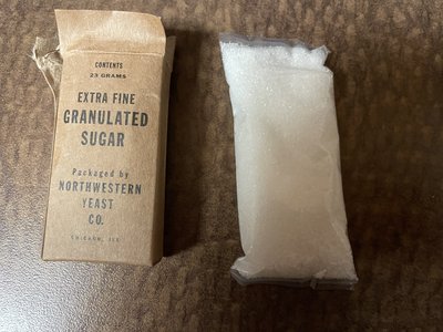 IMG_1192 - Copy.JPG (3.08 MiB) Viewed 18424 times Here's the sugar, also packed similar (if not exactly) to how it was done in the original rations.
