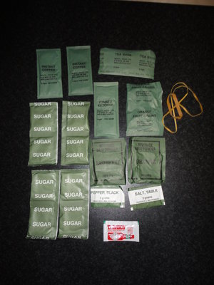 Beverage Pack and condiments