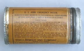 U.S emergency "Armour" ration 1907-22