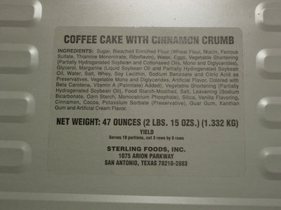 2.JPG (765.01 KiB) Viewed 7271 times 18 Servings, 1 ounce shy of 3 pounds is a lot of cake