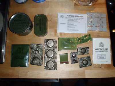 lot of stuff... Menue A4