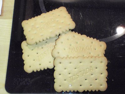 Sweet biscuits - very tasty - my wife - always wondering about my affinity for military rations and everytime I offer her some rationfood saying No Thanks - ate nearly the whole packet, telling me, that she´s reminded to some bisciuts she ate as an child! :-) I like them with the apricot spread from the main meal box!