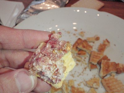 P2262125.JPG (170.69 KiB) Viewed 9293 times unfortunately the crackers looks like they had a rought journey with italian post - finally those ones are "bite right" now - great with some beef on it - the crackers are sooooo gooood! sorry borthers! Very good food!