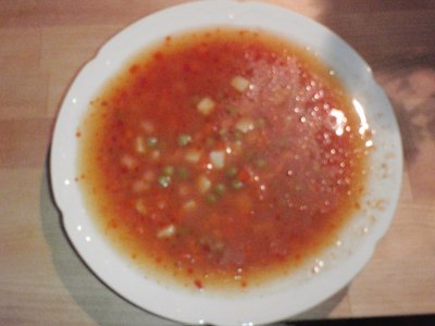 P3052144.JPG (166.42 KiB) Viewed 9372 times Ready for rewarm minestrone soup - very tasty thin fluid but very rich on vegetables - tastes very good - could be a little more spicy for me, but still good taste anyway.