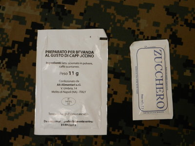 I put both in a bottle added some water and shook it