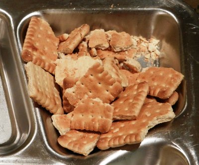 I went or the last pack of crackers to try this with, they were all smashed except for one