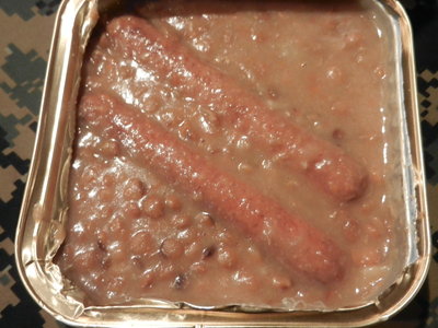 Closeup, everything looks safe to eat i stirred it up some, its hot