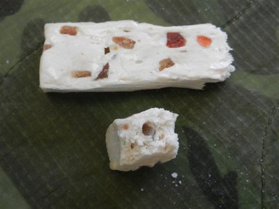 Super sweet, the fruit chunks did add a little flavor but more texture.
