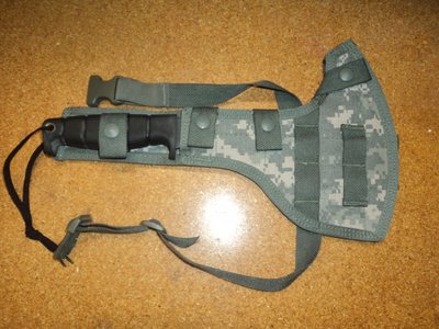 Spax.jpg (200.67 KiB) Viewed 7787 times I use the lanyard to tie my DDR spade to my MOLLE II, 3 day pack.