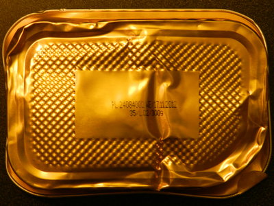 Main Entree - Lasagna - - container is very similar to a German EPA Container!