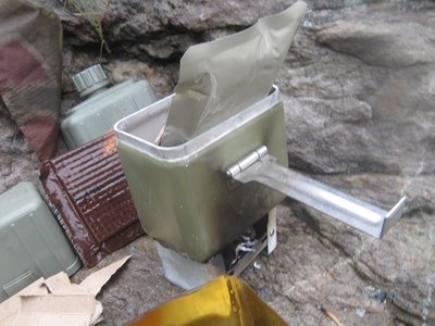 Cooking in the Yugoslavian set