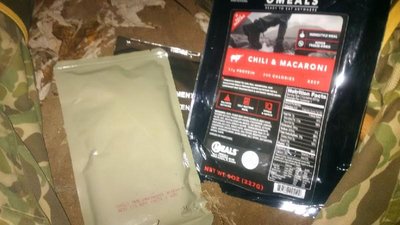 pouch looks just like current issue MRE foil pouch. Maybe it is