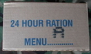 British 24 Hour Ration 