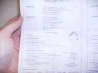 Spanish Combat Ration Instruction Sheet Spanish Combat Ration Instruction Sheet