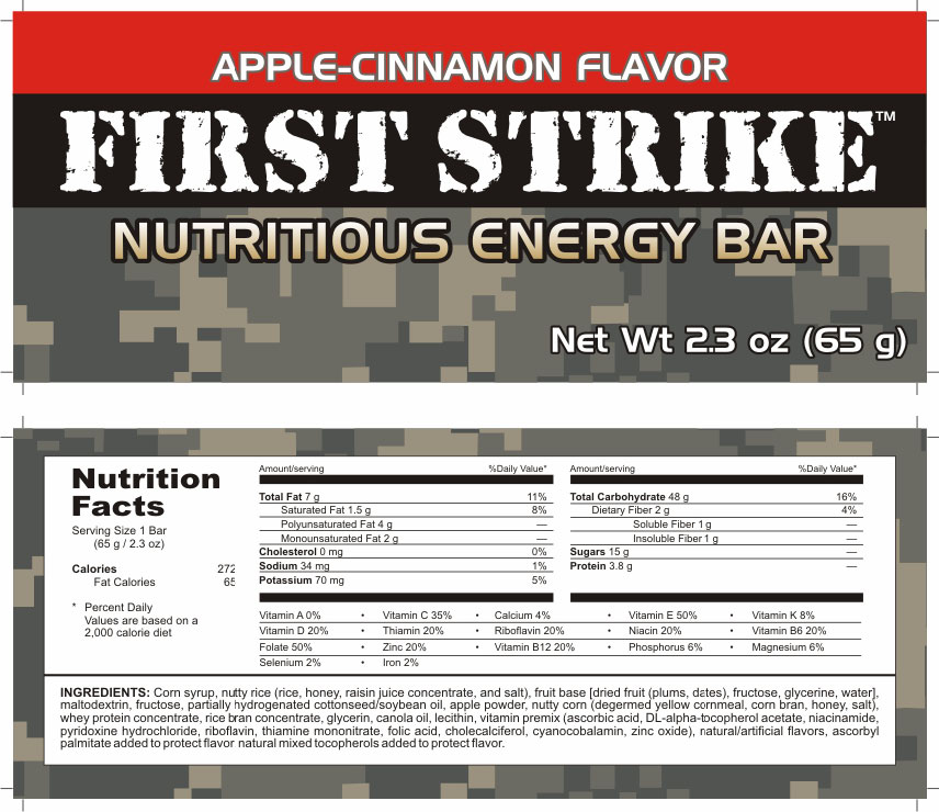 First Strike Energy Bars | MRE Info