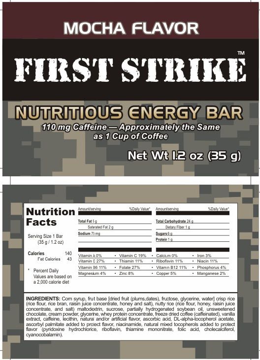 First Strike Energy Bars | MRE Info
