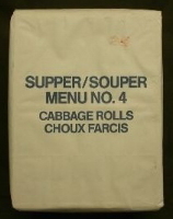 Canadian IMP Supper Menu 4 Cabbage Rolls