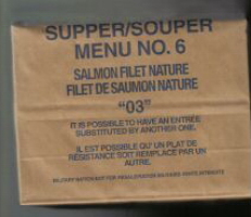 Canadian IMP 03 supper menu 6 salmon filet nature