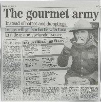 British ration article from April 9, 2004 British ration article from April 9, 2004
