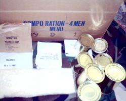 British 4 man ration pack