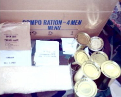 British Comp Ration, 4 men menu