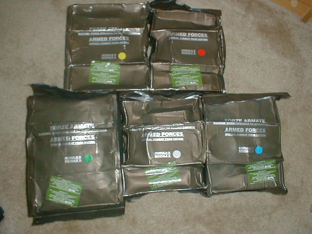 French Armed Forces RCIR 24 hr combat ration pack MRE