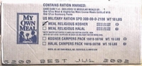 MRE Kosher Case MRE Kosher Case