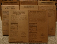 Variety of MRE Entrees