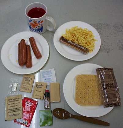 1999 MRE Menu #15 - Beef Franks Meal