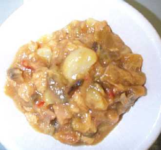 1999 MRE Menu # 16 - Chicken w/ Thai Sauce Entree