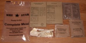 MRE Star complete meal contents