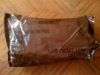 FOOD PACKET, LONG RANGE PATROL CHICKEN STEW MENU NO. 5