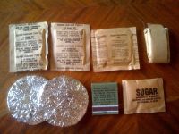 LONG RANGE PATROL CHICKEN STEW MENU NO. 5 Accessory Packet and Contents