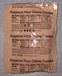 Front Bag of Eversafe Pepperoni Pizza Cheese Crackers (Combos)
