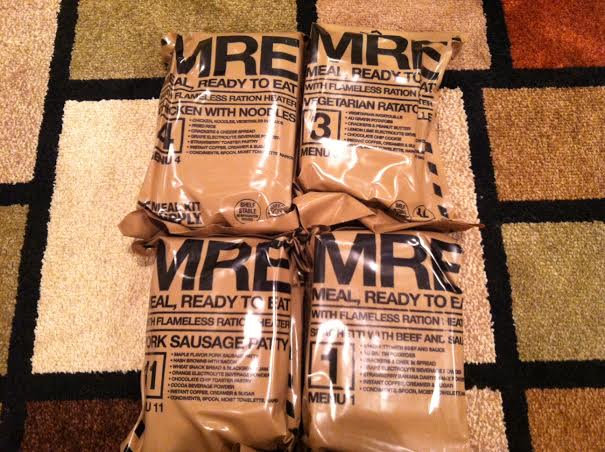 Four MREs chosen for taste test