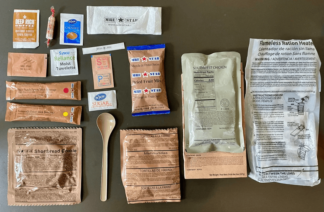 MRE Info | Review of MRE Star 2022 Menu 12 Spicy SW Chicken with Rice and Veggies